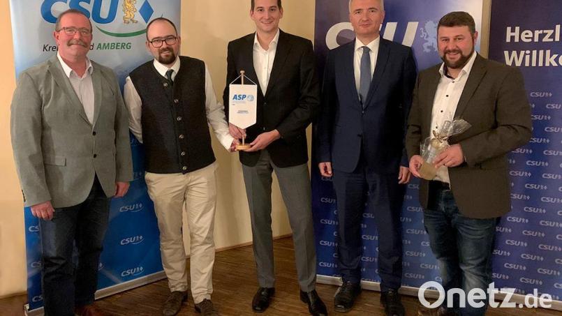 Neuwahlen beim ASP (von links): Andreas Otterbein, Maximilian Großer, Konstantin von Randow, Harald Schwartz und Daniel Müller. Bild: Konstantin von Randow/exb