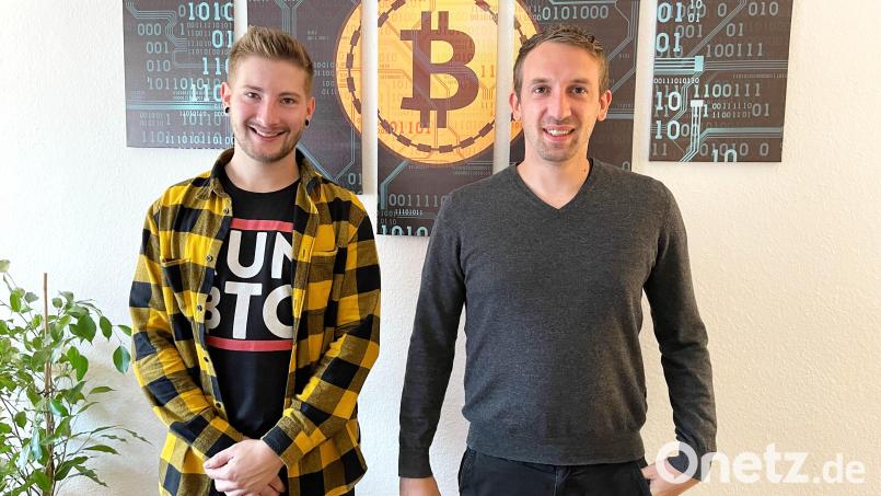 Sebastian Nickl und Matthias Küffner haben große Pläne und glauben an die Zukunft der Blockchain. Bild: fph
