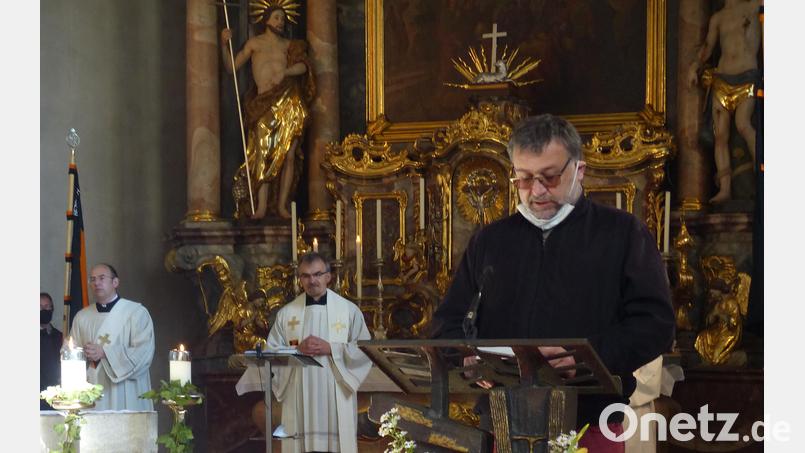 Der Bezirksrosenkranz wurde jetzt in Erbendorf gefeiert. Bild: Pfarrei Erbendorf/exb