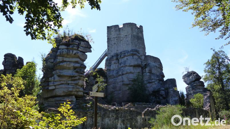 Ausflugsziele wie die Burgruine Weißenstein machen den Steinwald attraktiv. Archivbild: Thomas Schaller