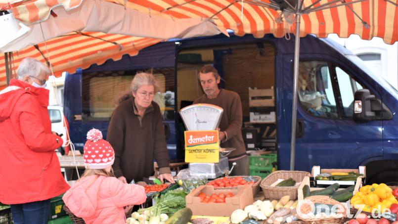 Herbstfest beim Wochenmarkt Bild: rgr