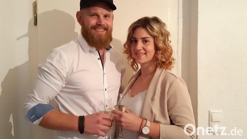 Alina Hederer und Lukas Hampl sind das neue Prinzenpaar der Narrhalla Windischeschenbach. Bild: Lowak