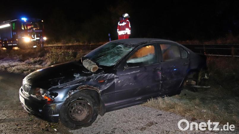 Am BMW des Amerikaners entstand durch den Unfall ein Totalschaden. Bild: jma