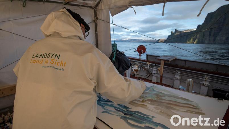 Peter Lang vor Island im Sommer 2021. Bild: Martin Hangen/exb