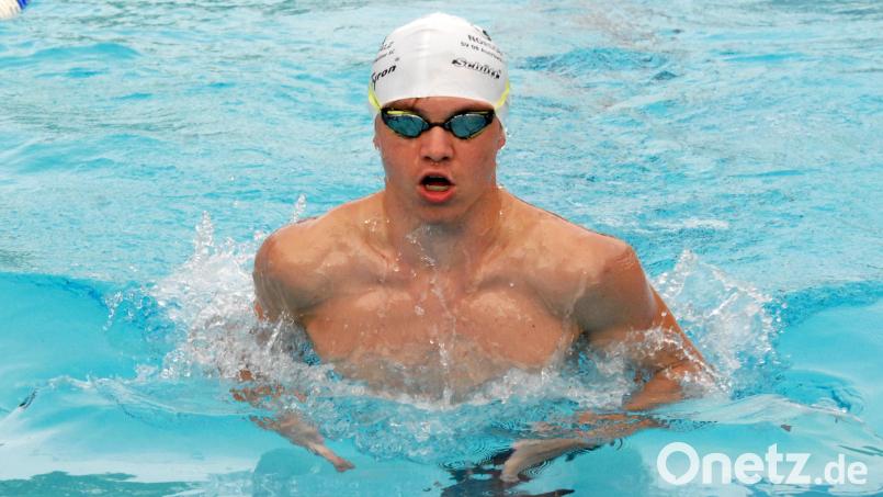Fynn Legat vom Tirschenreuther Schwimm-Club belegte bei den deutschen Jugendmeisterschaften über 50 Meter Brust den 23. Platz. Archivbild: gb