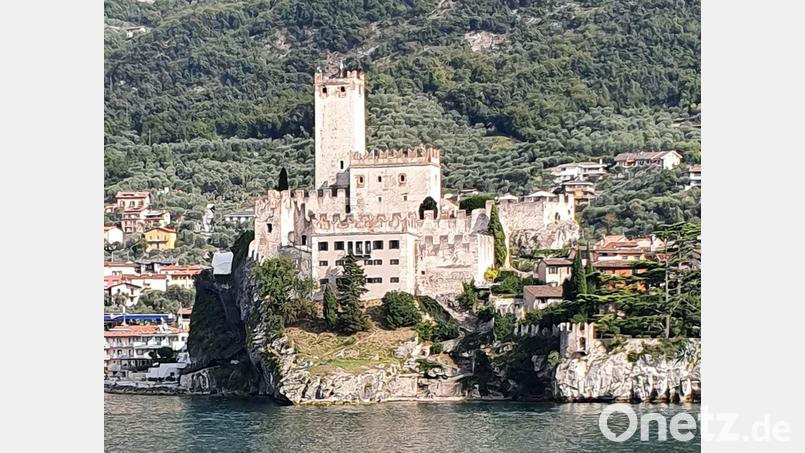 Der Anblick des „Castello Scaligero di Malcesine“ hat auch Johann Wolfgang von Goethe begeistert. Er fertigte eine Zeichnung an. Bild: tsp