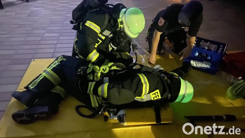 Besonderes Notfalltraining der Luher Feuerwehr. Bild: mld