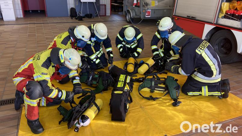 Besonderes Notfalltraining der Luher Feuerwehr. Bild: mld