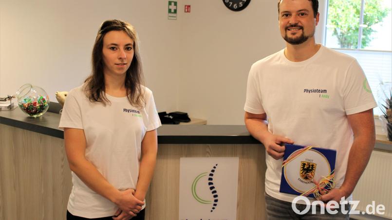 Physiotherapiepraxis in Erbendorf: Andreas Döppl und Christina Holzer Bild: njn