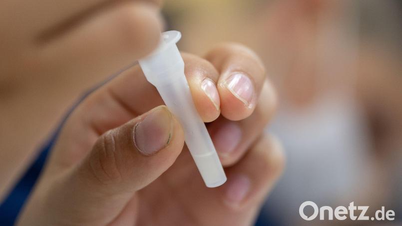 Ein Mann macht einen Corona-Schnelltest. Foto: Sebastian Gollnow/dpa/Illustration Bild: Sebastian Gollnow