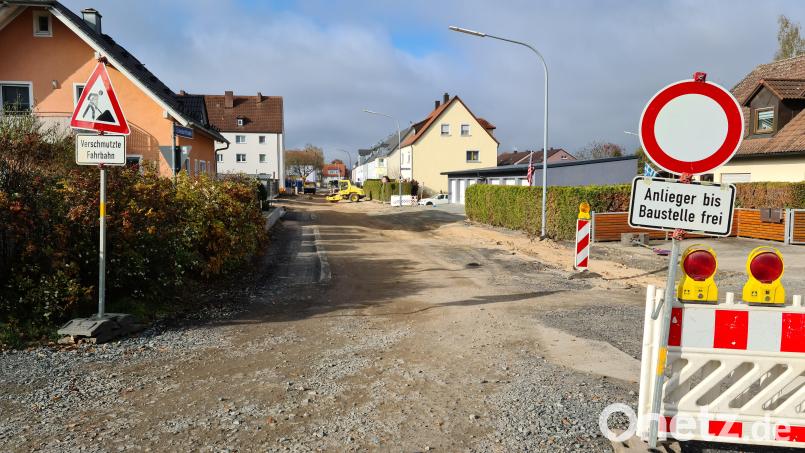 Die Eichendorffstraße wird gerade saniert. Für das Förderprogramm &quot;Soziale Stadt&quot; musste die Stadt nun den Bedarf für die kommenden Jahre mitteilen. Bild: sne