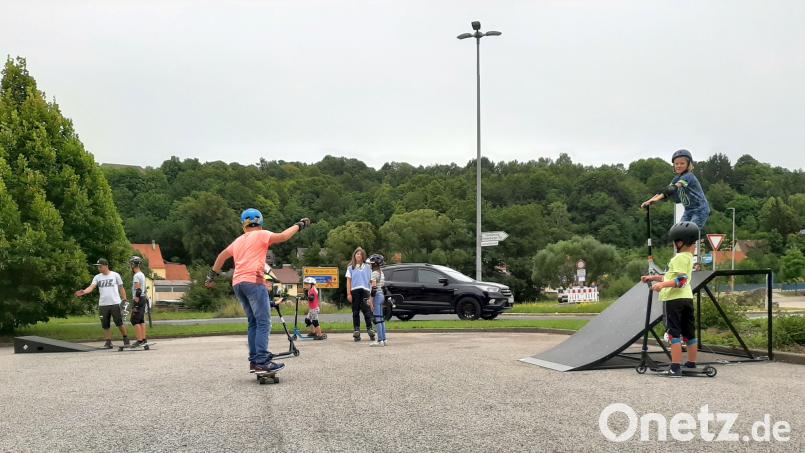 Ein Höhepunkt dieses Sommers: Die mobile Skateanlage mit Workshops für den Nachwuchs. Archivbild: Anita Kinscher/exb