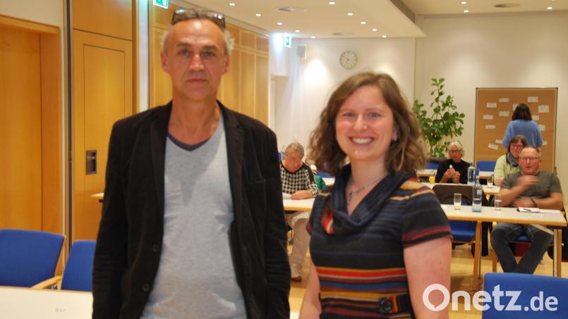 Corinna Loewert und Joachim Scheid sind die Gesichter des Klimaschutzes in der Region Amberg-Sulzbach. Bild: gsp