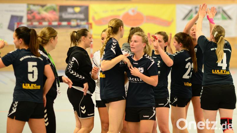 Die Damen der HSG Nabburg/Schwarzenfeld wollen auch gegen den HC Sulzbach-Rosenberg jubeln. Bild: exb