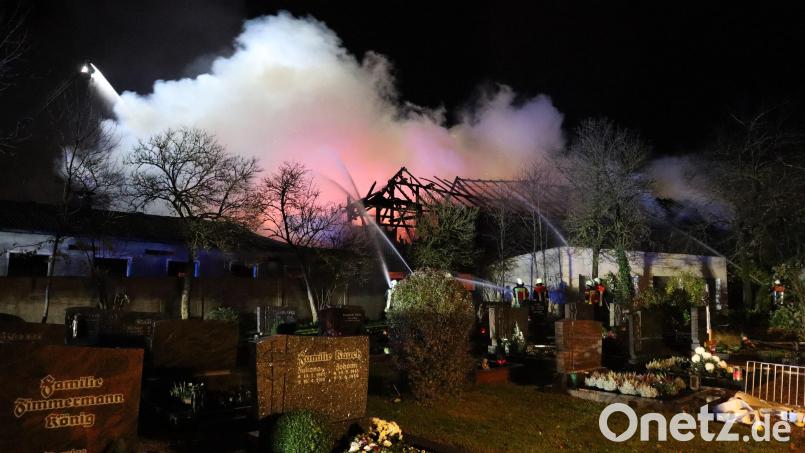 Die Rauchentwicklung ist enorm. Bild: Kreisbrandinspektion Neustadt/WN., Kreisbrandmeister Alexander Kleber/exb