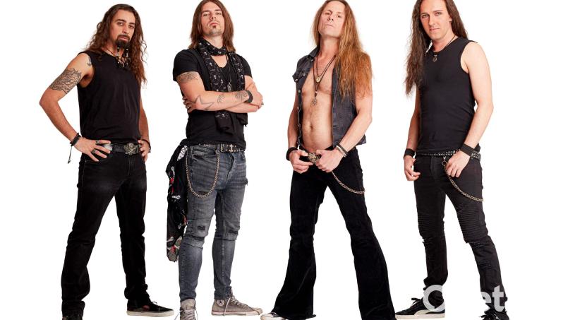 Freedom Call stehen in Obertraubling auf der Bühne. Bild: power concerts