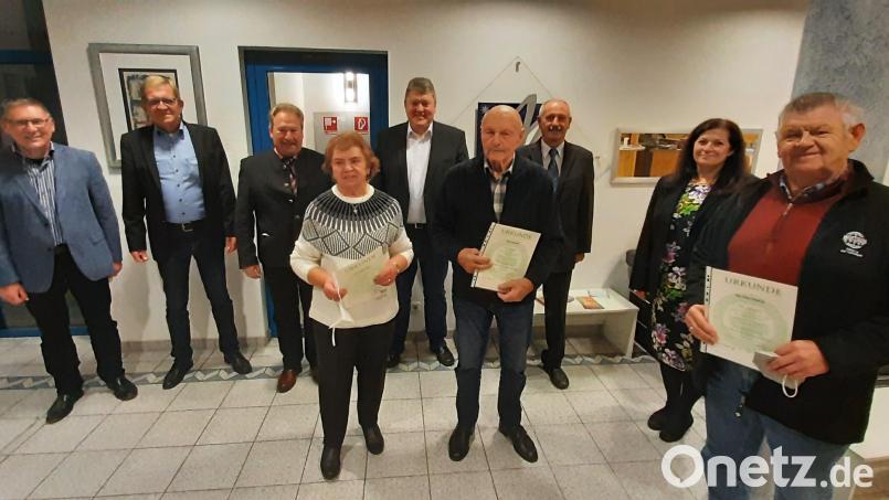 Die Auszeichnung der bewährten Kraftfahrer übernahm Regierungsdirektorin Regina Kestel (Zweite von rechts) vom Landratsamt Tirschenreuth. Bild: lwa