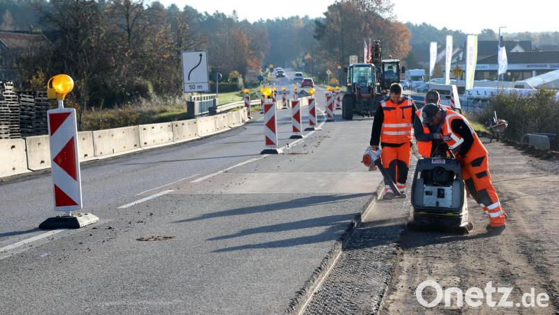 Die Arbeiten auf der Bundesstraße 85 in Heselbach biegen auf die Zielgerade ein. Bild: Gerhard Götz