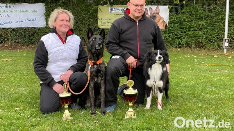 Wolfgang Reiner wurde mit „Cruscher“ Deutscher Meister, Ulrike Zimmermann mit „Solas“ Vizemeisterin. Bild: Wolfgang Reiner/exb