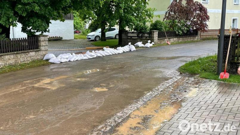 Der Kanal in Weha ist nicht auf Starkregen wie zuletzt im Juni diesen Jahres (Bild) ausgerichtet. Archivbild: mde