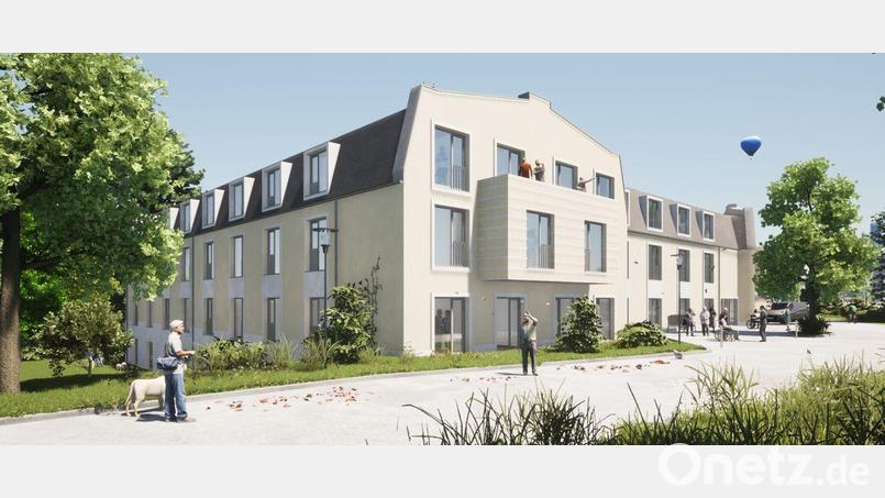 So könnte das Seniorenheim auf dem ehemaligen Möbel-Kaufmann-Gelände in Fichtelberg aussehen. Bild: fph