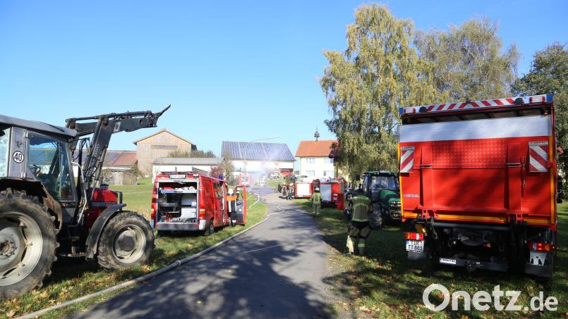 110 Feuerwehrleute waren angerückt. Bild: rw