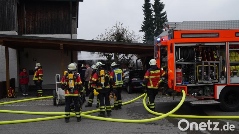 In der Schulstraße in Wiesau hat es am Dienstag gebrannt. Bild: eg