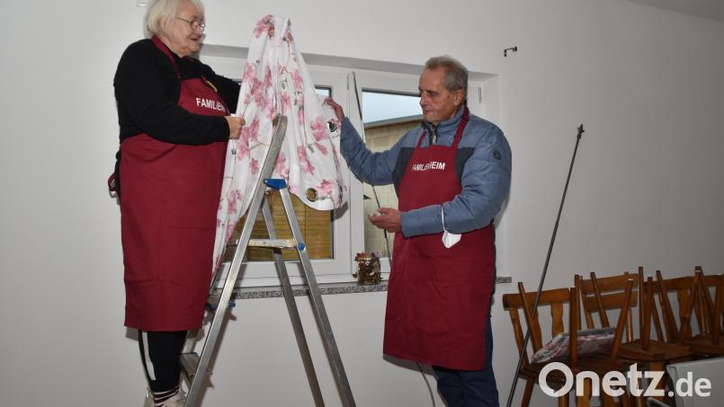 Viel Arbeit wartet noch auf Birgitt Hagn und Horst Fuchs in neuen Familienheim. Bild: hcz