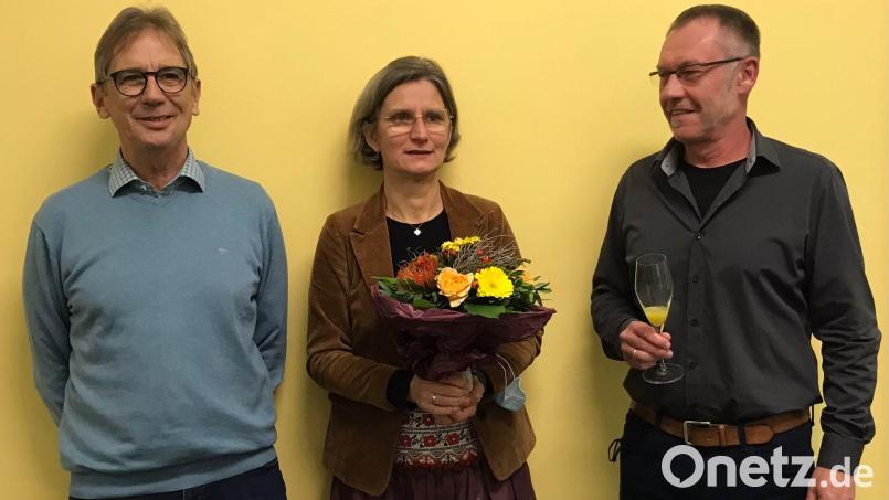 Die Drei der ersten GSI-Stunde: Gerald Igl (von links), Simone Würth und Bernhard Markl Bild: GSI