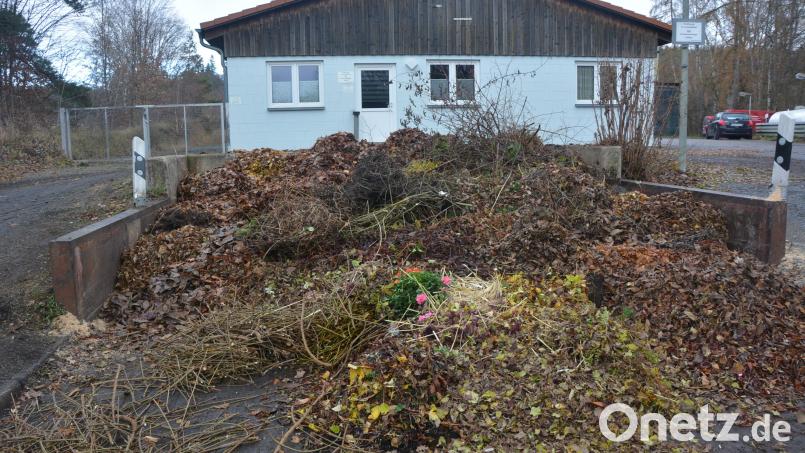 Rund um die Uhr können Gemeindebürger am Bauhof Pechbrunn ihre Grünabfälle anliefern. Wie lange es diesen Service noch gibt, darüber muss im Gemeinderat gesprochen werden, hieß es, zumal die Entsorgung immer teurer wird. Bild: jr