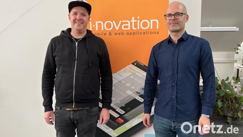 Christian Sigritz (links) und Markus Meierhöfer sind die Geschäftsführer der Weidener i-NOVATiON GmbH. Bild: i-NOVATiON GmbH