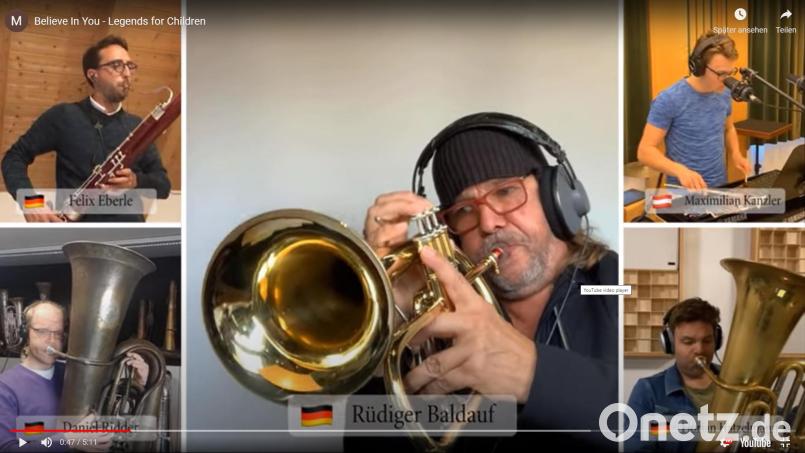 Für den guten Zweck geben 33 Musiker ein Benefizkonzert. Das Video ist im Internet zu sehen. Bild: Markus Ringer/exb