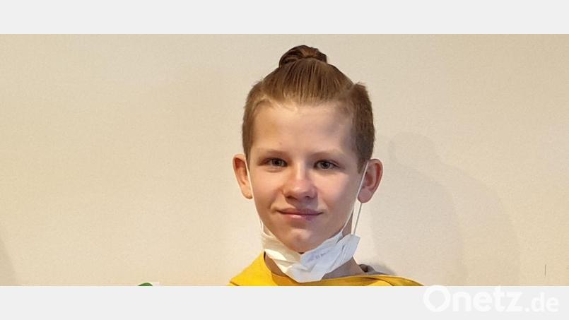 Nico Heilmaier ist der neue Oberpfälzer König im Kopfrechnen. Bild: Schönwerth-Realschule/exb