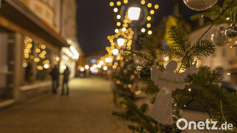 Zauberhafte Stimmung im Markt in Marktredwitz. Bild: dtr