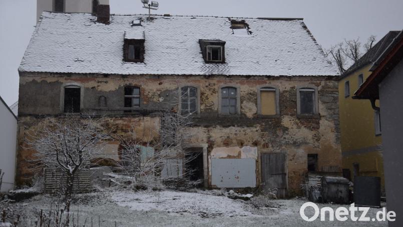 Von der Rückseite her besteht die Möglichkeit zur barrierefreien Erschließung des Anwesens Marktplatz 4. Bild: fla