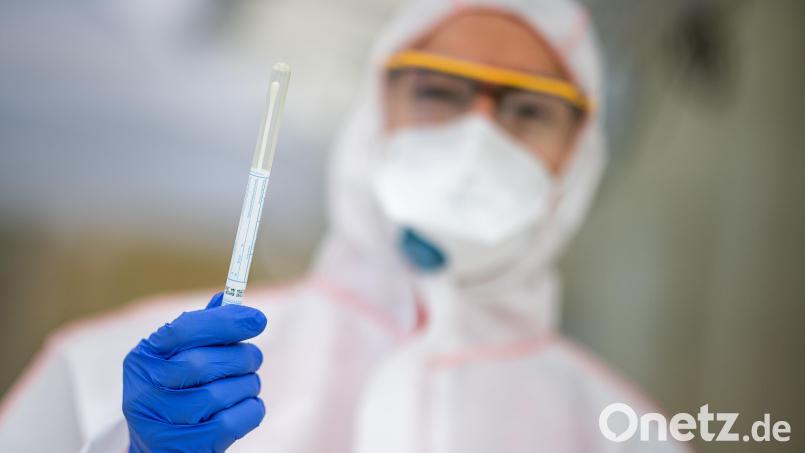 In Kastl brachten die Coronatests zuletzt besonders viele positive Ergebnisse. Symbolbild: Sebastian Gollnow/dpa