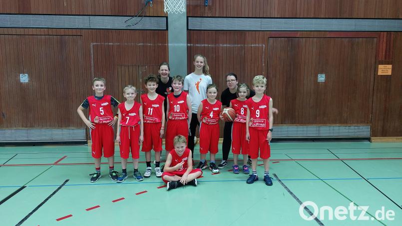 Die Basketballkids vom ATSV Windischeschenbach. Bild: Karina Kopatsch/exb