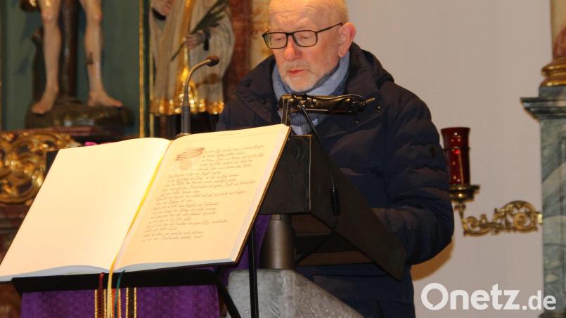 :Ernst Lesser meinte, der Frieden ist im Stall nicht billig zu kriegen. Bild: bjo