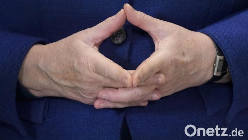Die Raute ist das Markenzeichen von Angela Merkel. Bild: Markus Schreiber