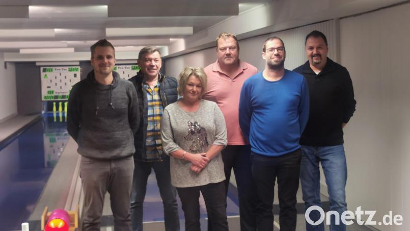 Das Führungsteam des Sportkegelclubs Alle Neue Tirschenreuth (von links): Daniel Schenkl, Dieter Steinhauser, Alexandra Schüssler, Martin Rother, Tobias Steinhauser und Thomas Haberkorn . Bild: SKC Tirschenreuth/exb