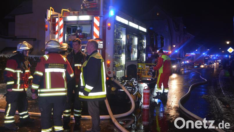 Rund 40 Feuerwehrleute waren im Einsatz. Bild: jr