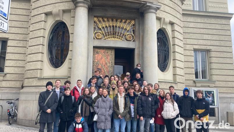 Innerhalb der Schulpartnerschaft mit dem Gymnazium Sokolov fand ein gemeinsames Treffen in Prag statt Bild: Bianca Rauchenberger/exb