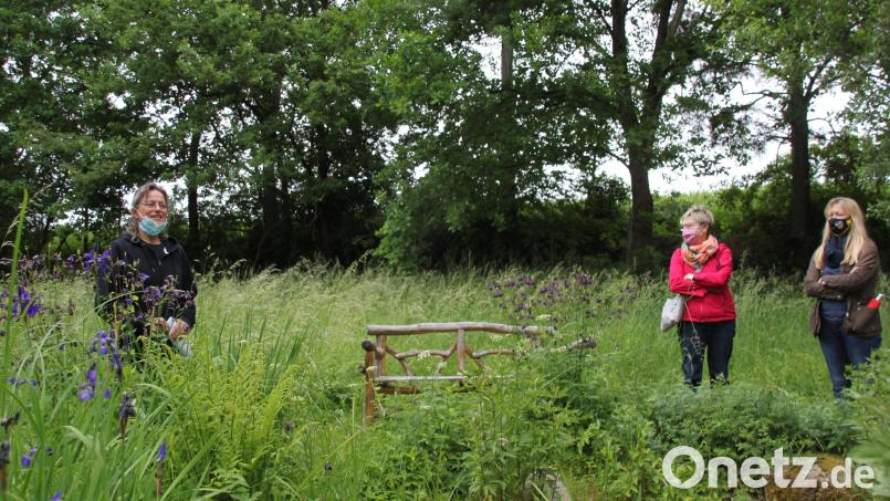 Mit der Qualifizierung zur Gartengästeführerin &quot;Gartenerlebnis Bayern&quot; kann Gärtnermeisterin Tanja Götz ab der Kräutergartensaison 2022 Erlebnsiführungen auf gehobenem Niveau durch das botanische Kleinod in Schnaittenbach anbieten. Bild: ads