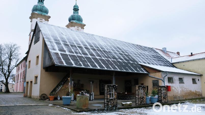 Zum ersten Bauabschnitt der Weiterentwicklung der Internationalen Begegnungsstätte zu einem Wissenschaftszentrum gehört die Sanierung von früher landwirtschaftlich genutzten Gebäuden und Scheunen. Bild: do