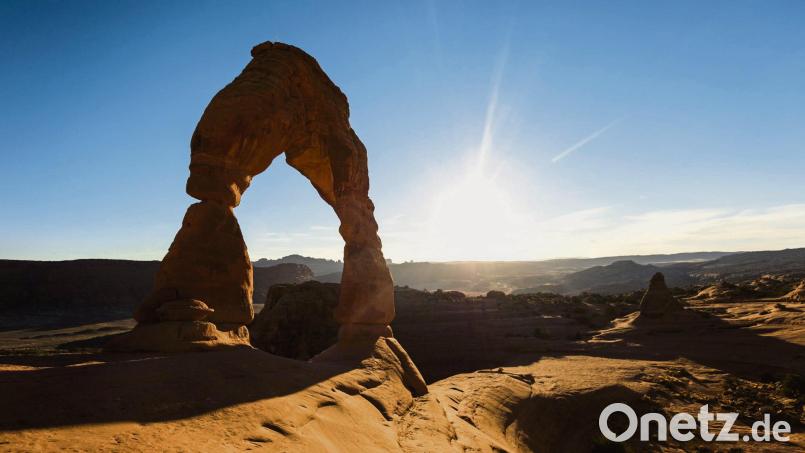 Grandiose Sandsteinbögen: Der Arches National Park befindet sich im US-Bundesstaat Utah. Bild: Jim Lo Scalzo/epa/dpa