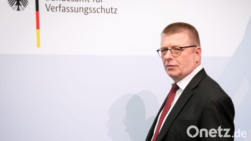 „Es ist viel Maulheldentum dabei. Über Gewalt zu reden und sie zu begehen, ist ein Unterschied“: Thomas Haldenwang. Archivbild: Kay Nietfeld