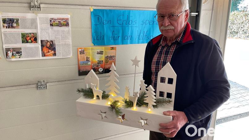 Durch handwerkliches Hobby sinnvoll die Freizeit gestalten und damit finanzielle Hilfe leisten für verschiedene soziale Projekte. Bild: Lobinger/exb