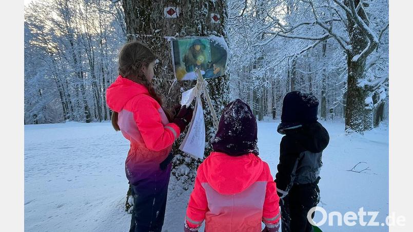 Seit Anfang Dezember sind schon viele Familien den Hirtenweg zum Fahrenberg gegangen. Bild: fvo