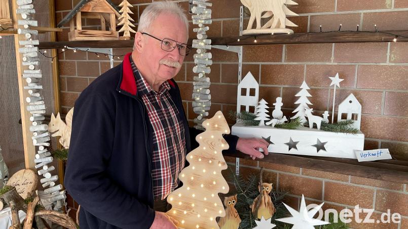 Mit seinem handwerklichen Hobby erwirtschaftete Max Lobinger in diesem Jahr 5000 Euro an Spenden. Bild: Lobinger/exb