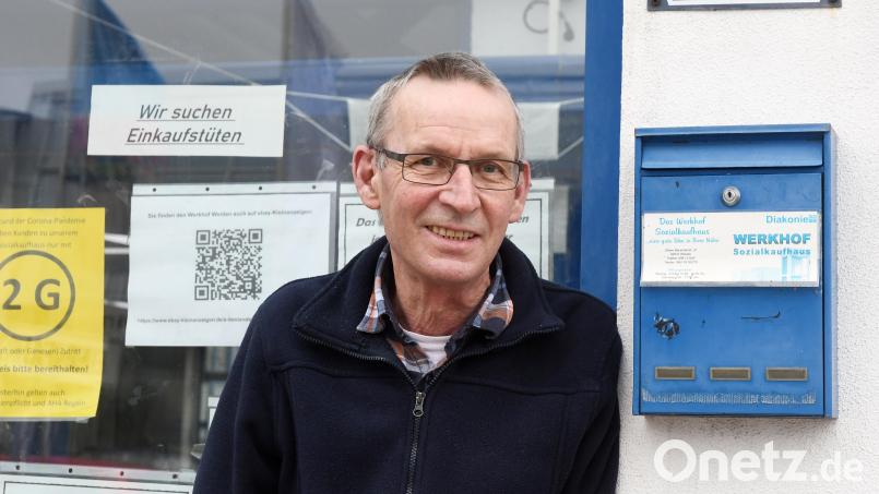 Stefan Drabsch ist Anleiter beim Weidener Werkhof. Hinter Türchen 21 verrät er, was Weihnachten für ihn so besonders macht. Bild: Gabi Schönberger